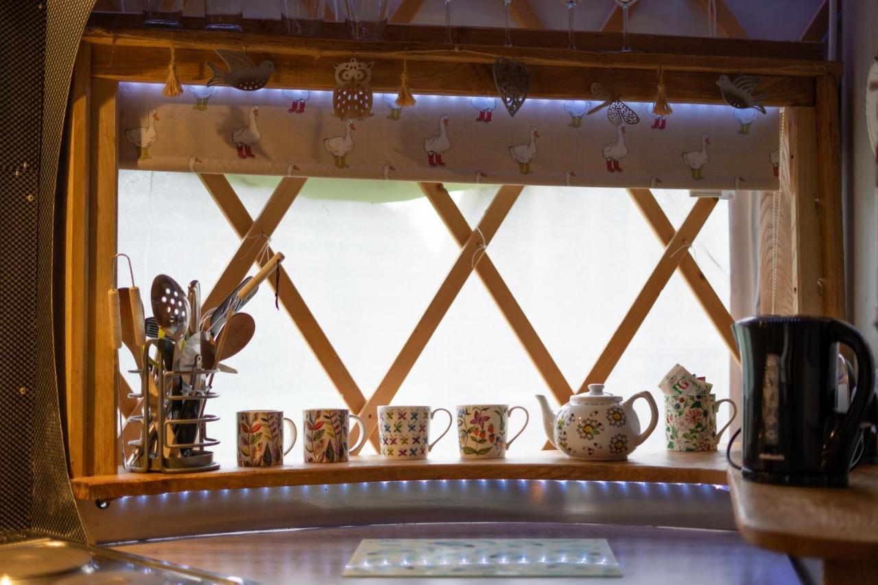 Wall Eden Farm - Luxury Log Cabins And Glamping Highbridge Extérieur photo